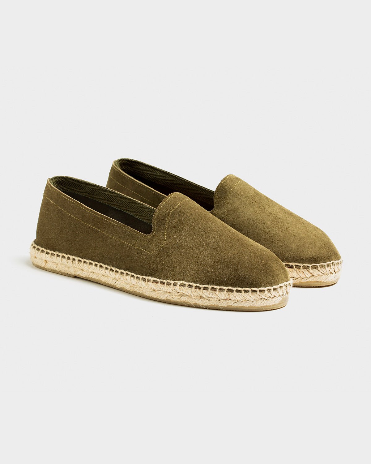 Espadrilles Olive Suede - THE RESORT CO