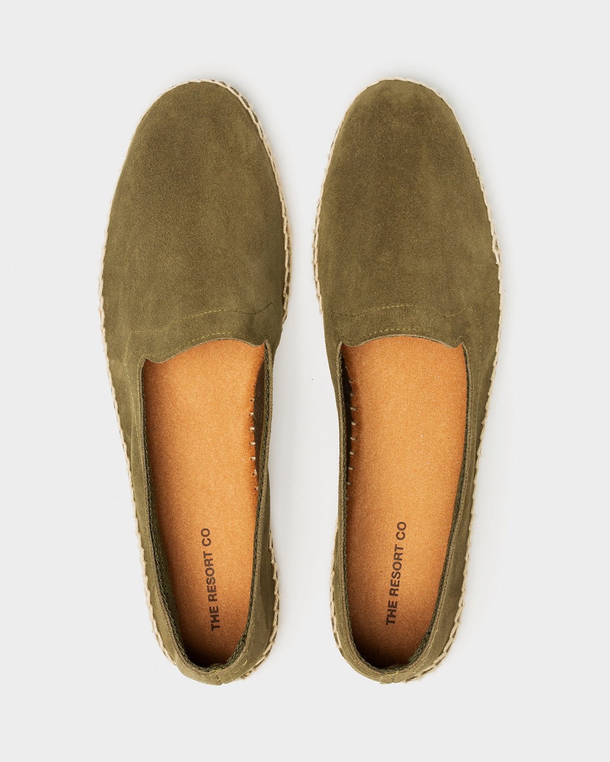 Espadrilles Olive Suede - THE RESORT CO