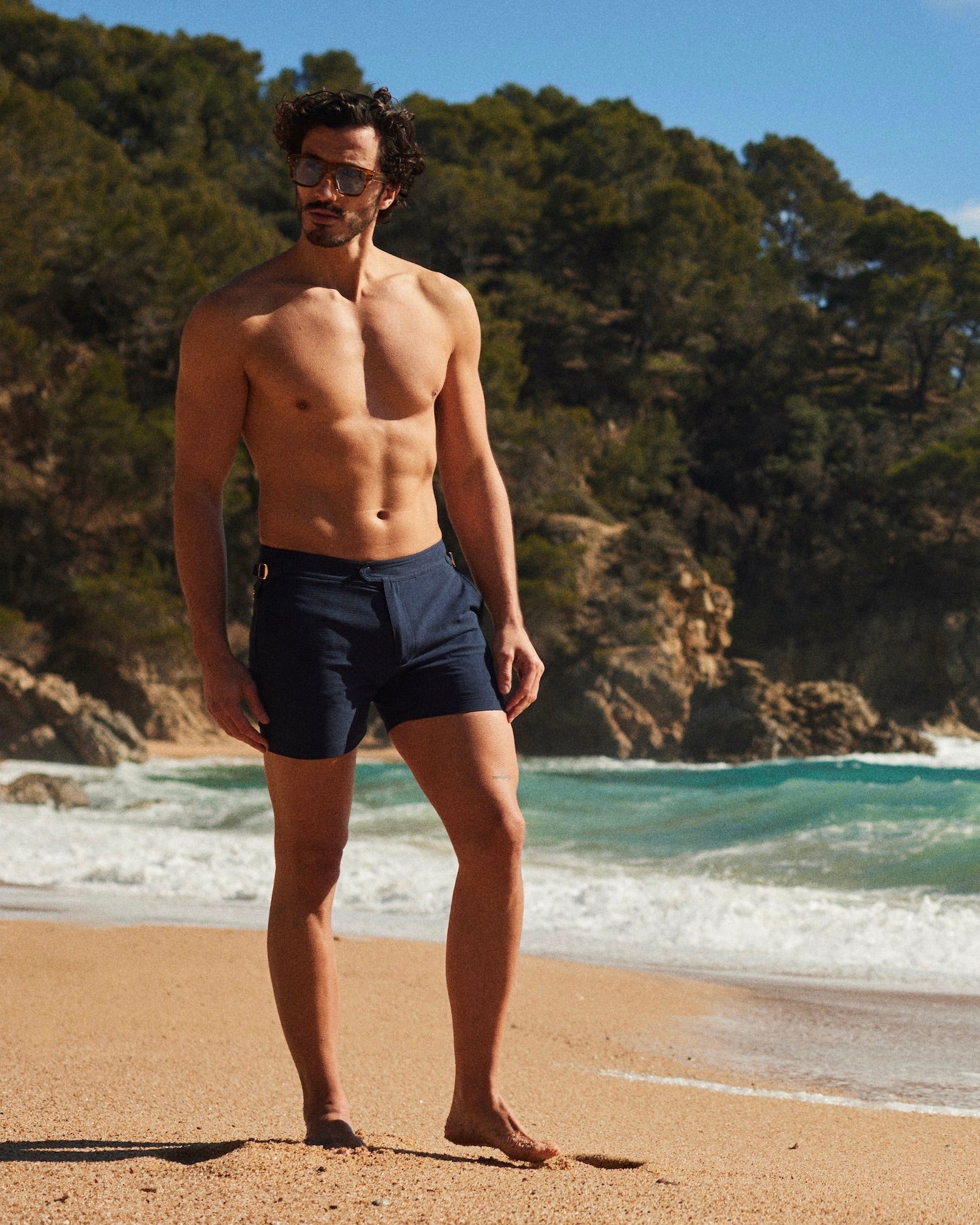 Grand Tour Swim Shorts Navy - THE RESORT CO