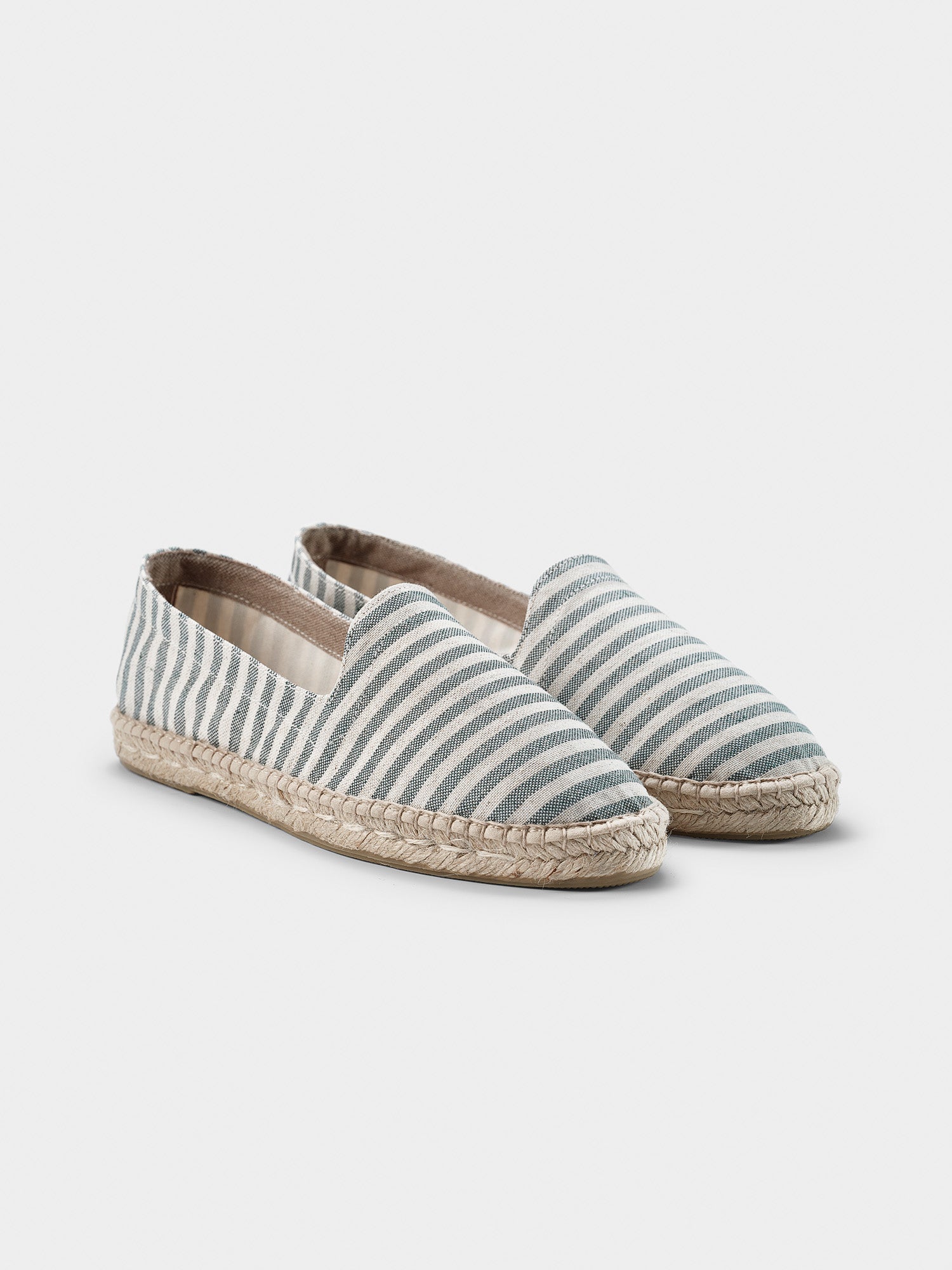 Green Stripe Seaqual Espadrilles - THE RESORT CO