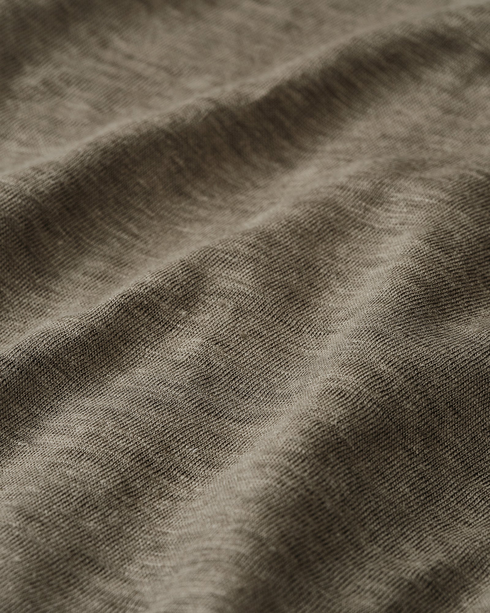 Linen Jersey Popover Khaki - THE RESORT CO