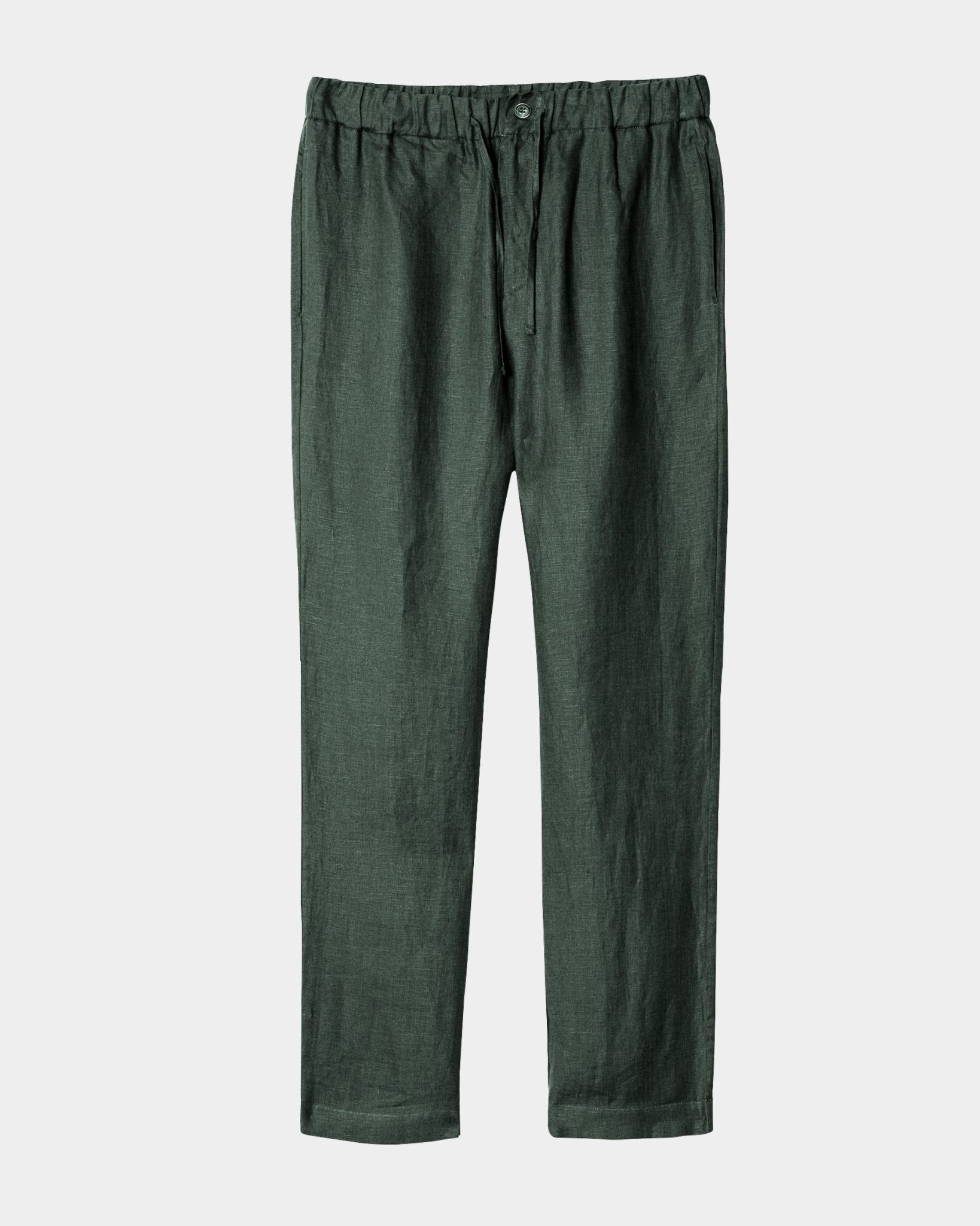 Linen Trousers Eucalyptus - THE RESORT CO