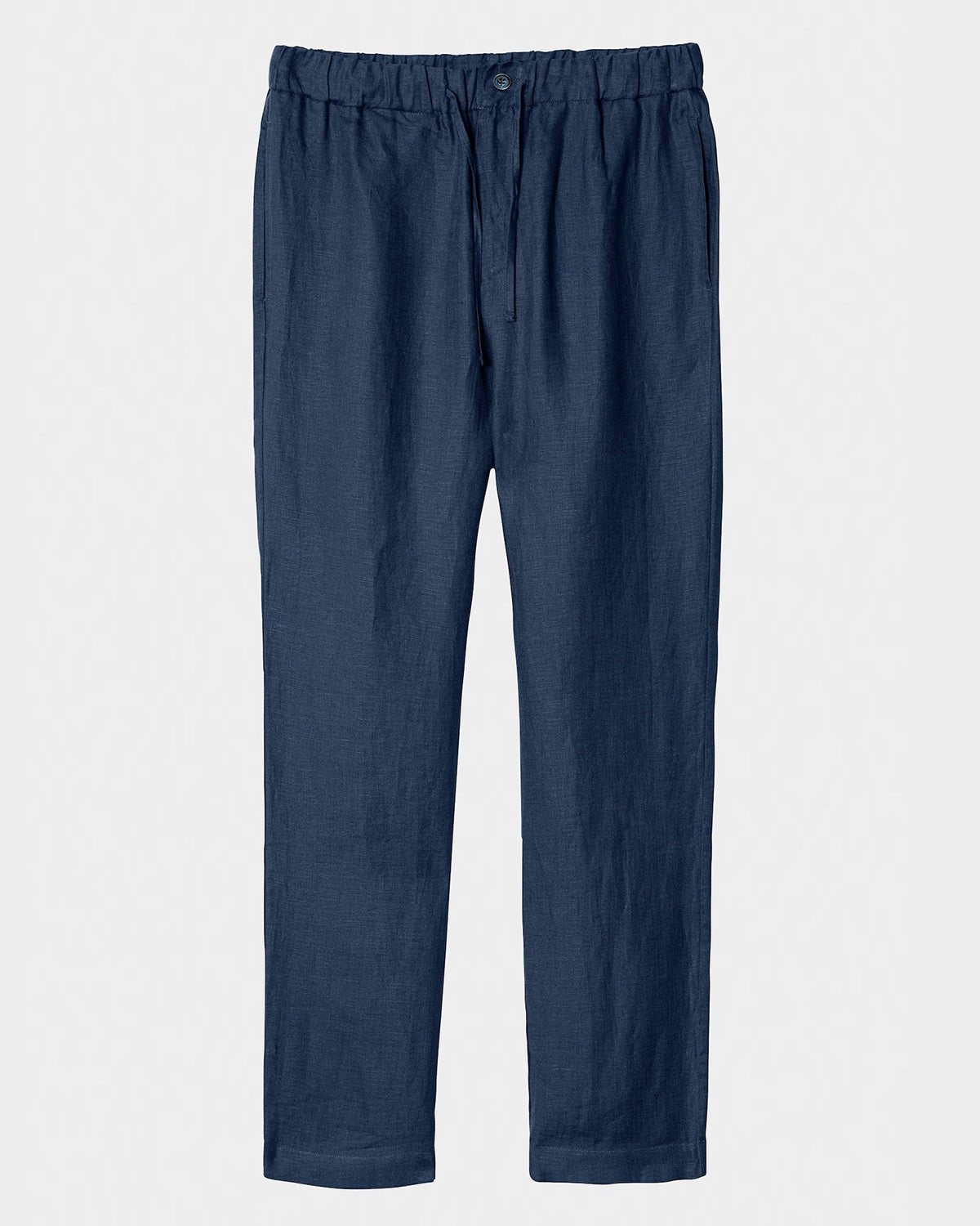 Linen Trousers Navy - THE RESORT CO