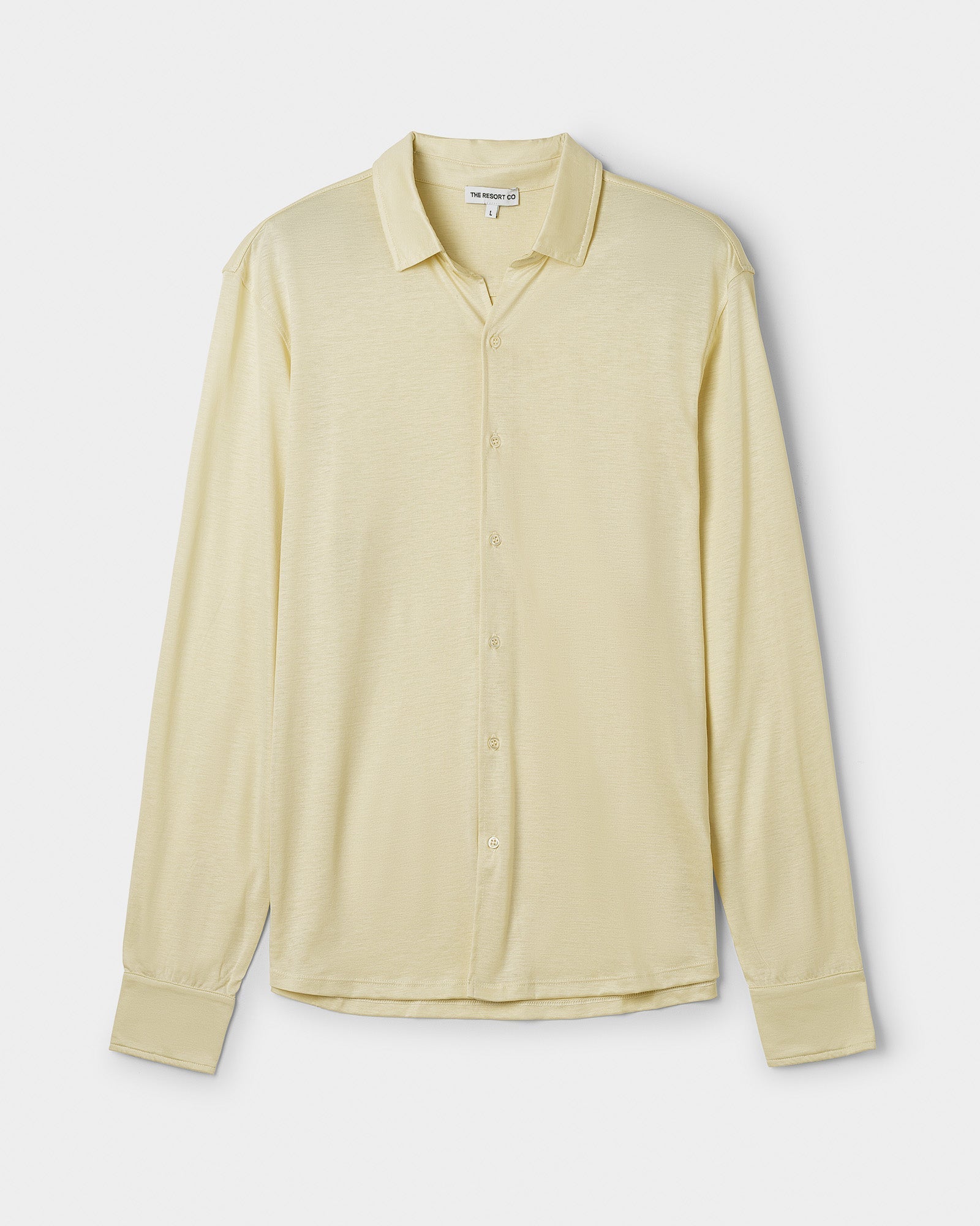 Lyocell Shirt Champagne - THE RESORT CO
