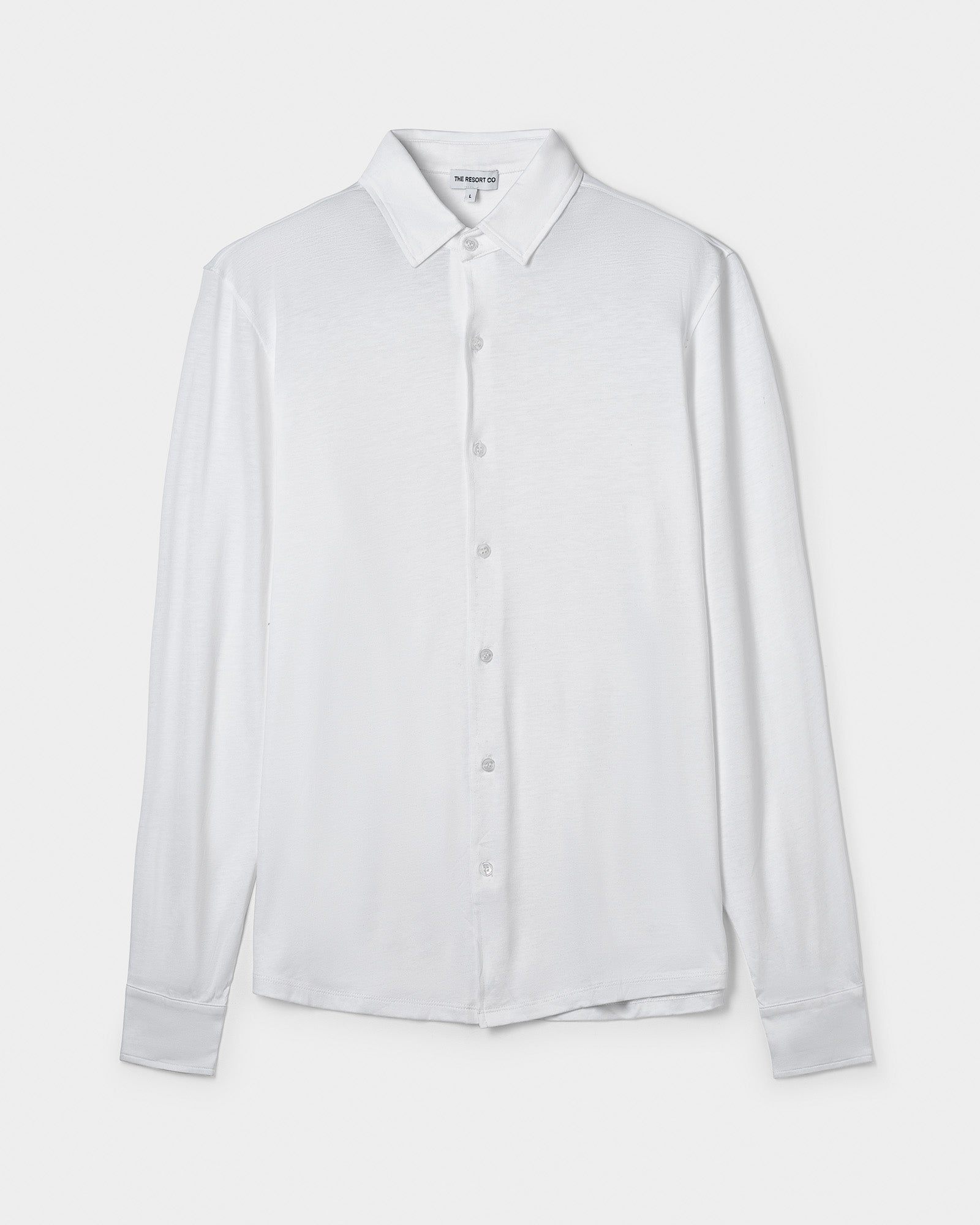 Lyocell Shirt White - THE RESORT CO
