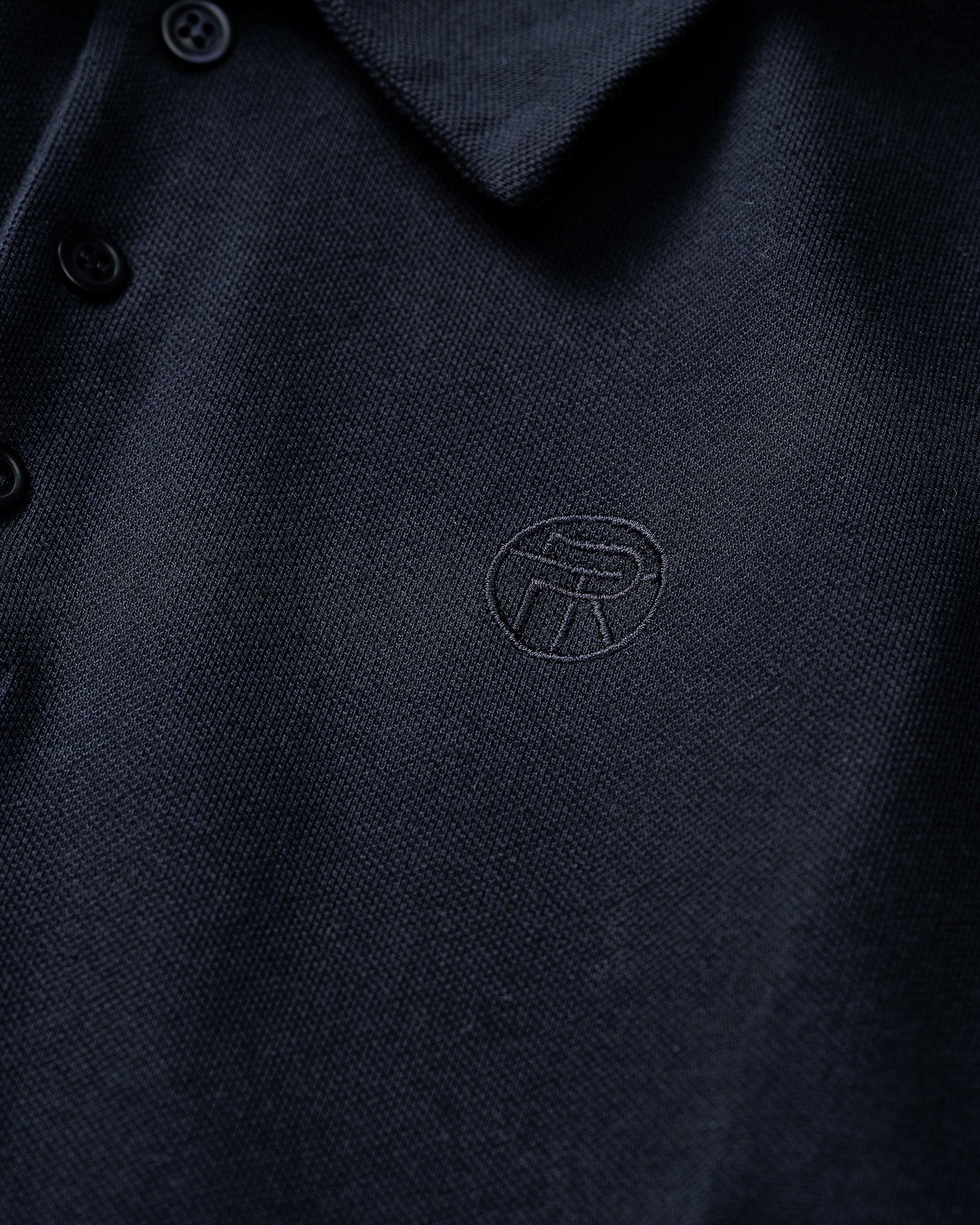 Piqué Polo Shirt Navy - THE RESORT CO