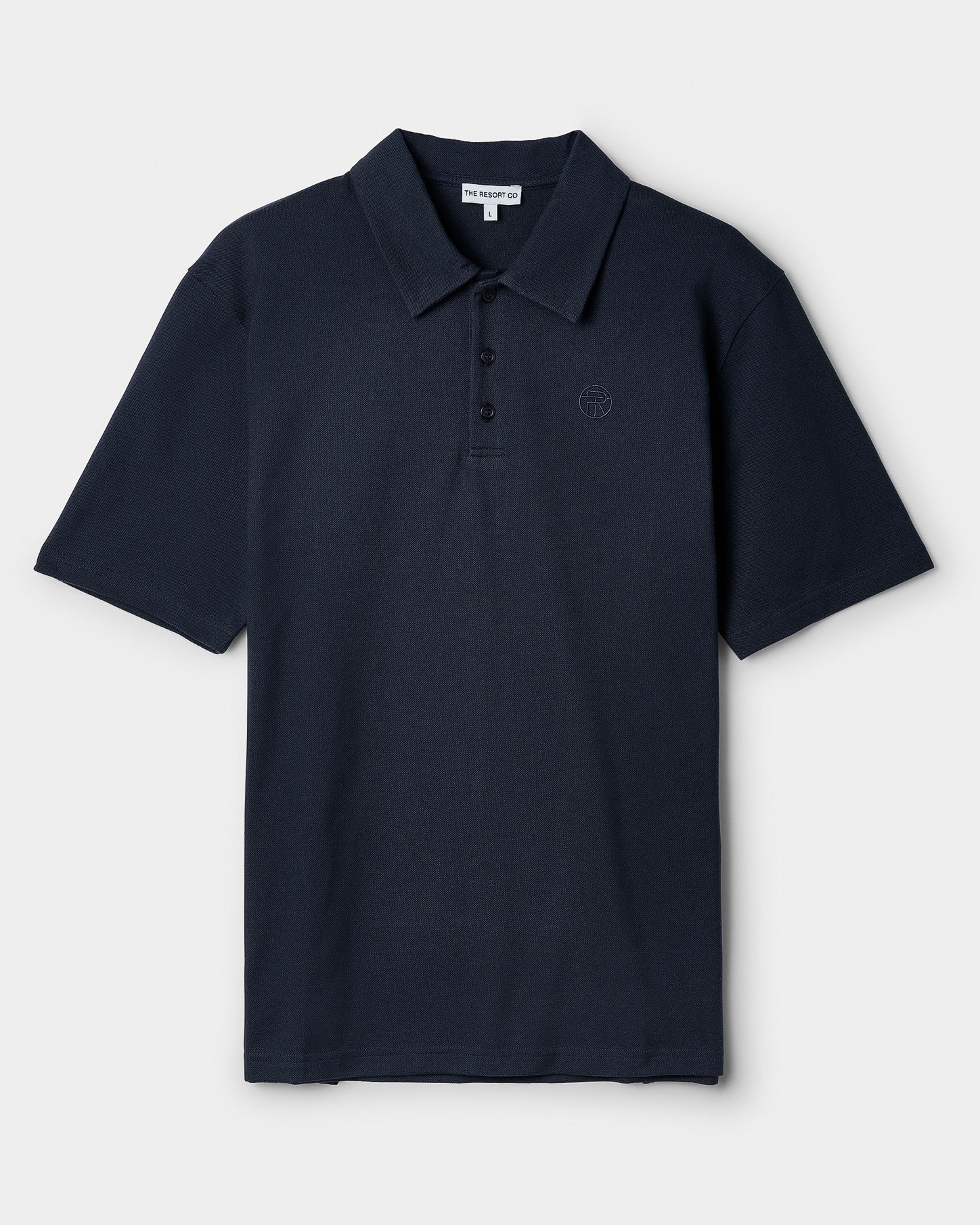 Piqué Polo Shirt Navy - THE RESORT CO