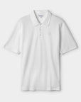 Piqué Polo Shirt White - THE RESORT CO