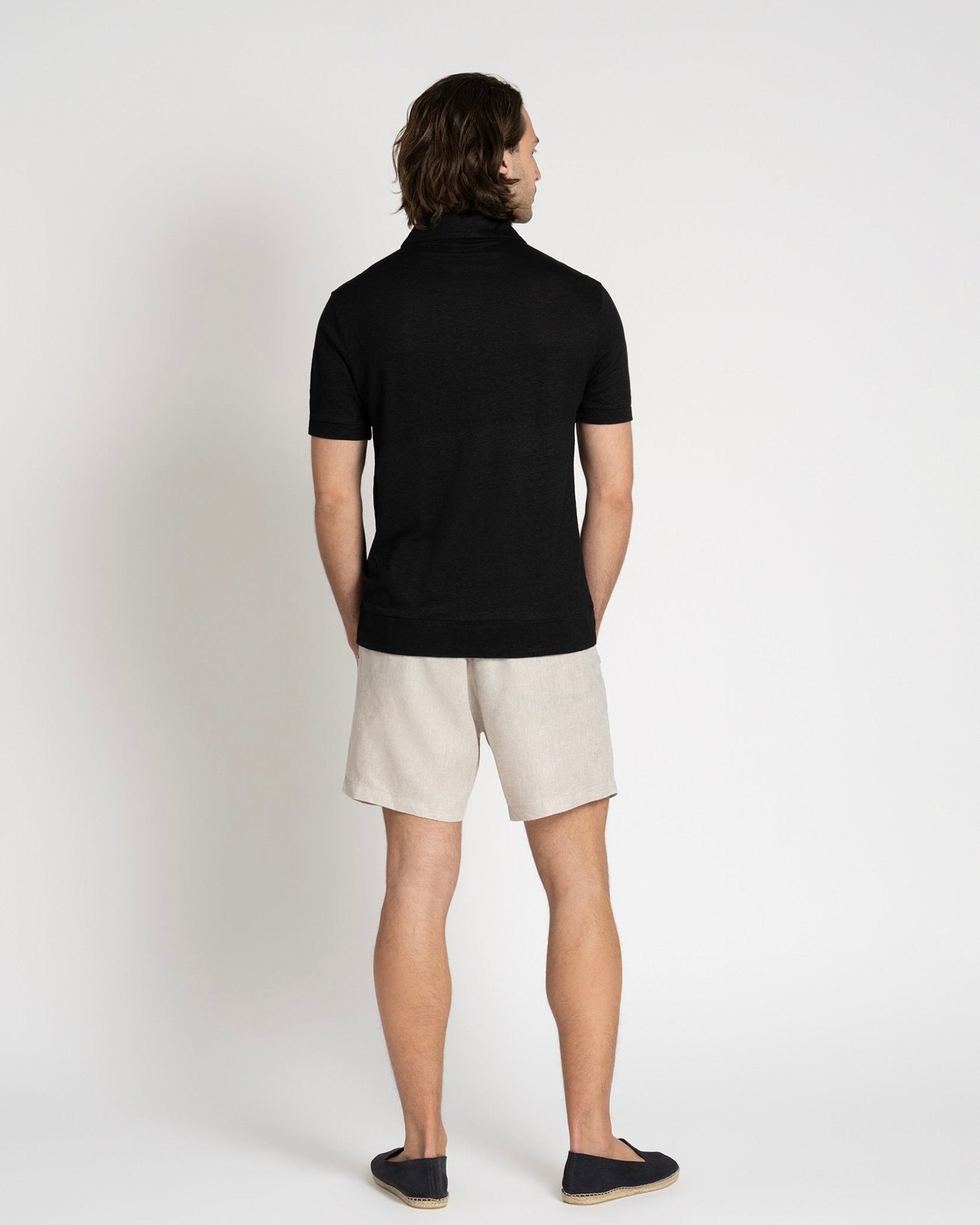 Resort Polo Shirt All Black - THE RESORT CO
