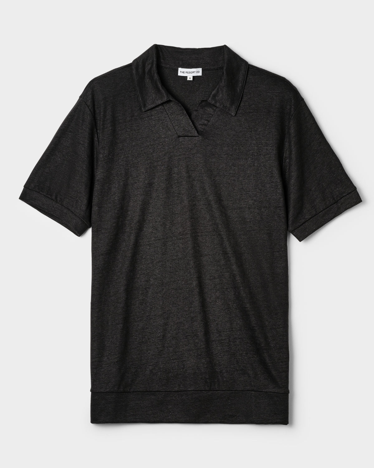 Resort Polo Shirt All Black - THE RESORT CO