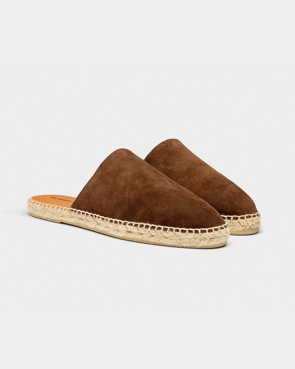 Slip-in Espadrilles Dark Brown Suede - THE RESORT CO