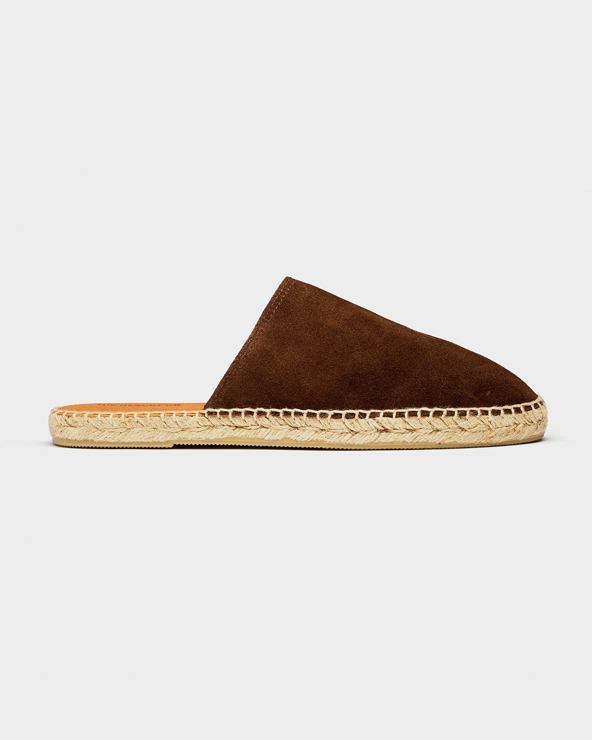 Slip-in Espadrilles Dark Brown Suede - THE RESORT CO