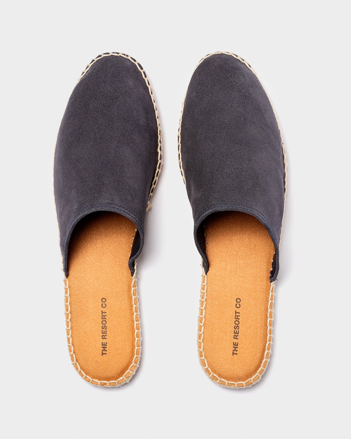 Slip-in Espadrilles Navy Suede - THE RESORT CO