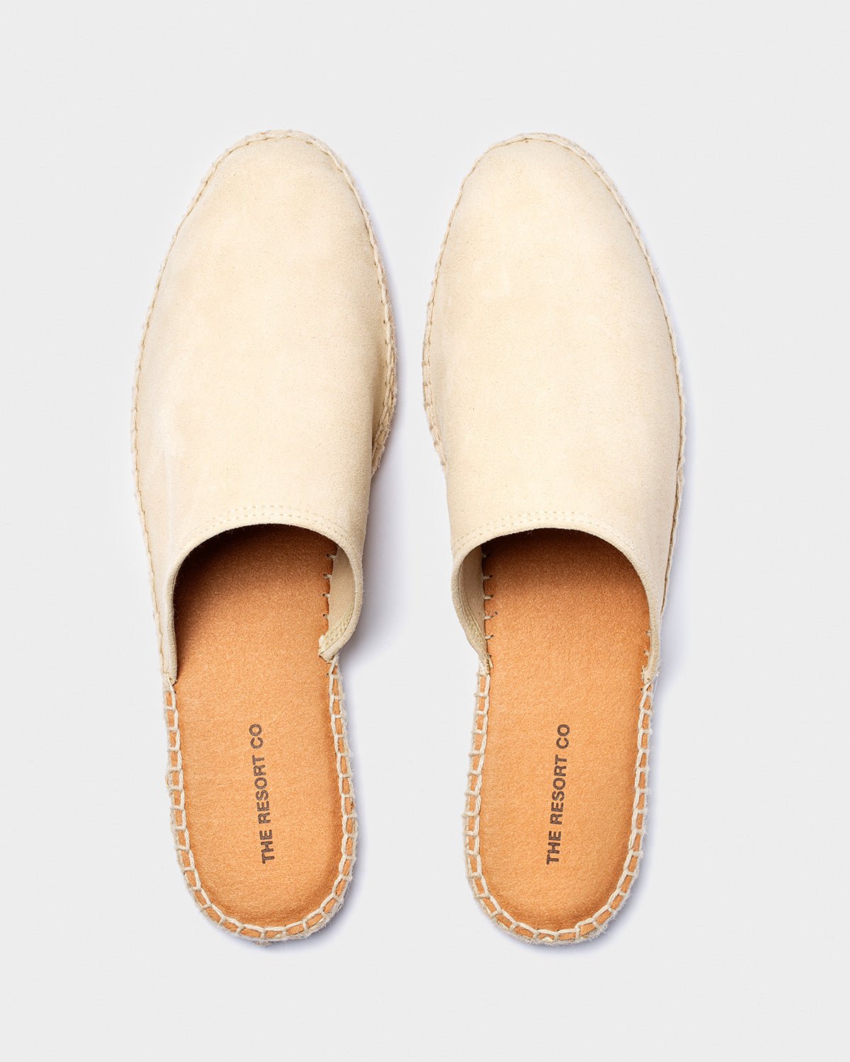 Slip-in Espadrilles Sand Suede - THE RESORT CO