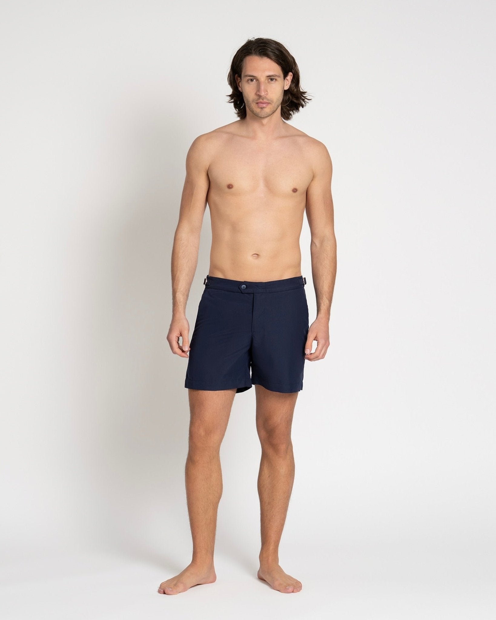 Tailored Swim Shorts Navy - THE RESORT CO