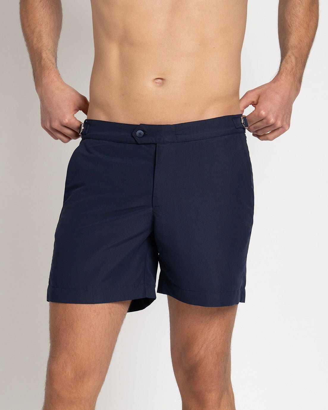 Tailored Swim Shorts Navy – THE RESORT CO