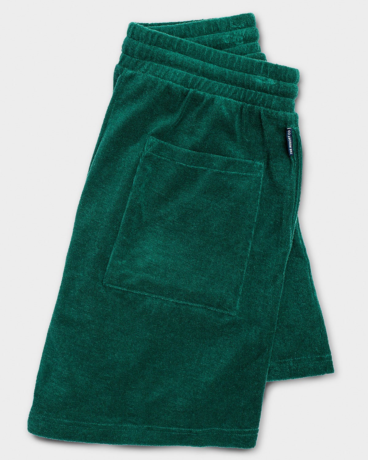 Terry Shorts Emerald Green - THE RESORT CO