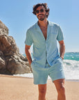 Terry Shorts Light Blue - THE RESORT CO