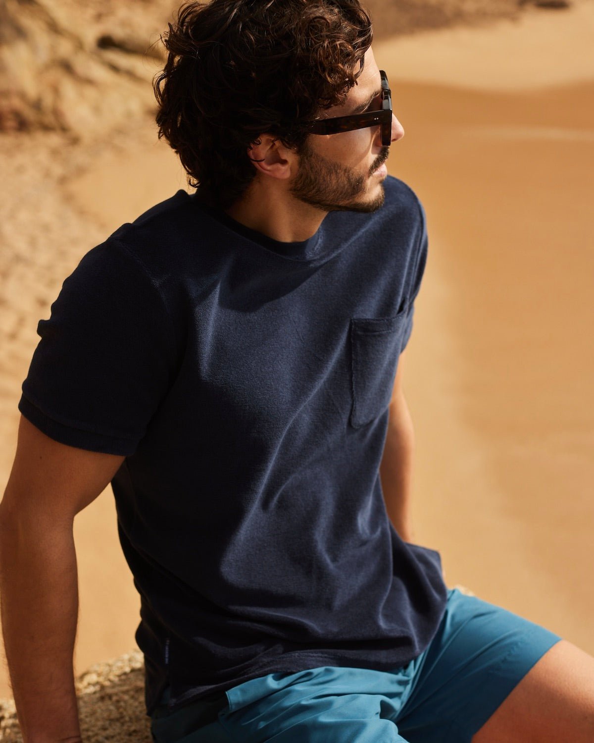 Terry Tee Navy - THE RESORT CO