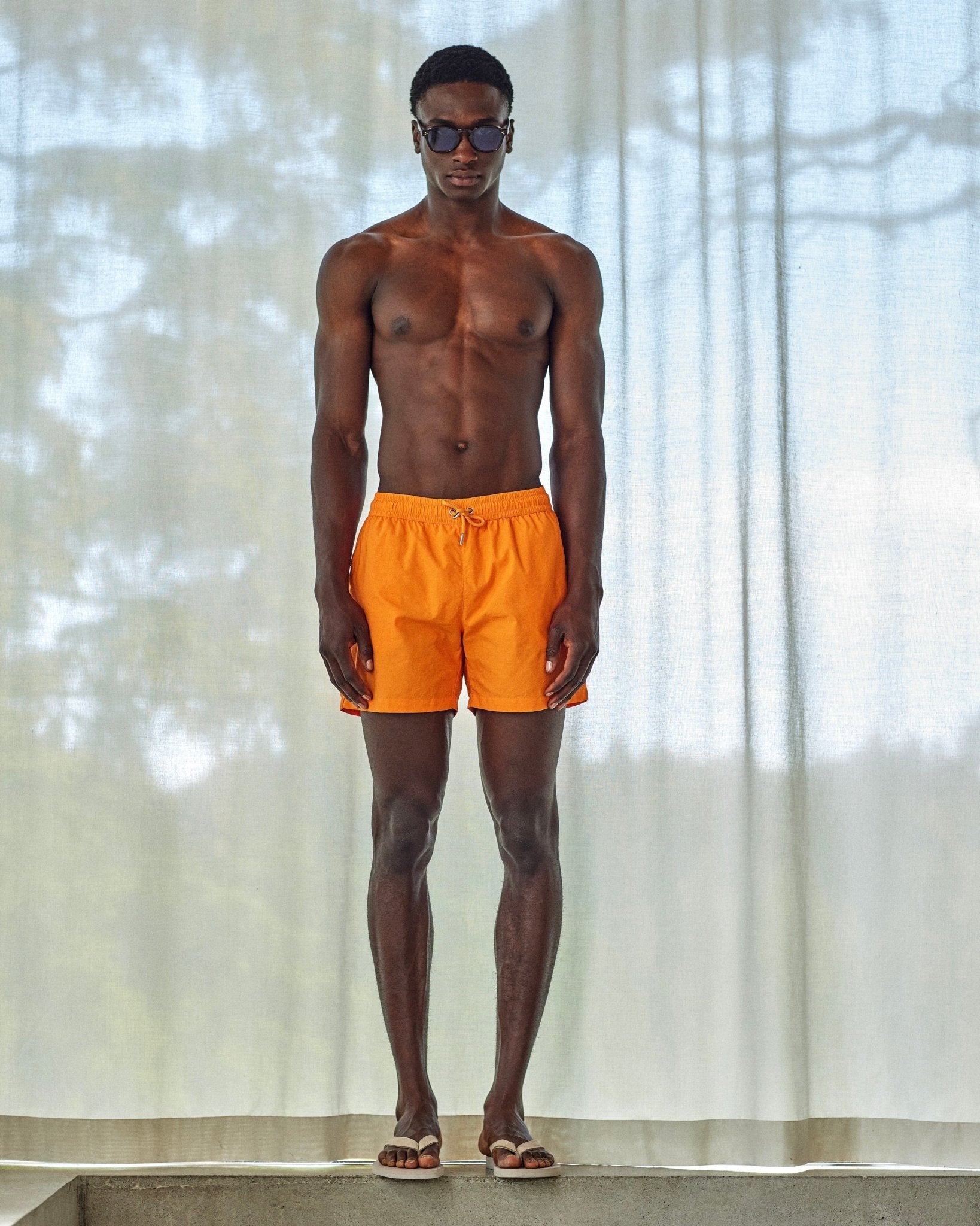 Classic Swim Shorts Orange - THE RESORT CO