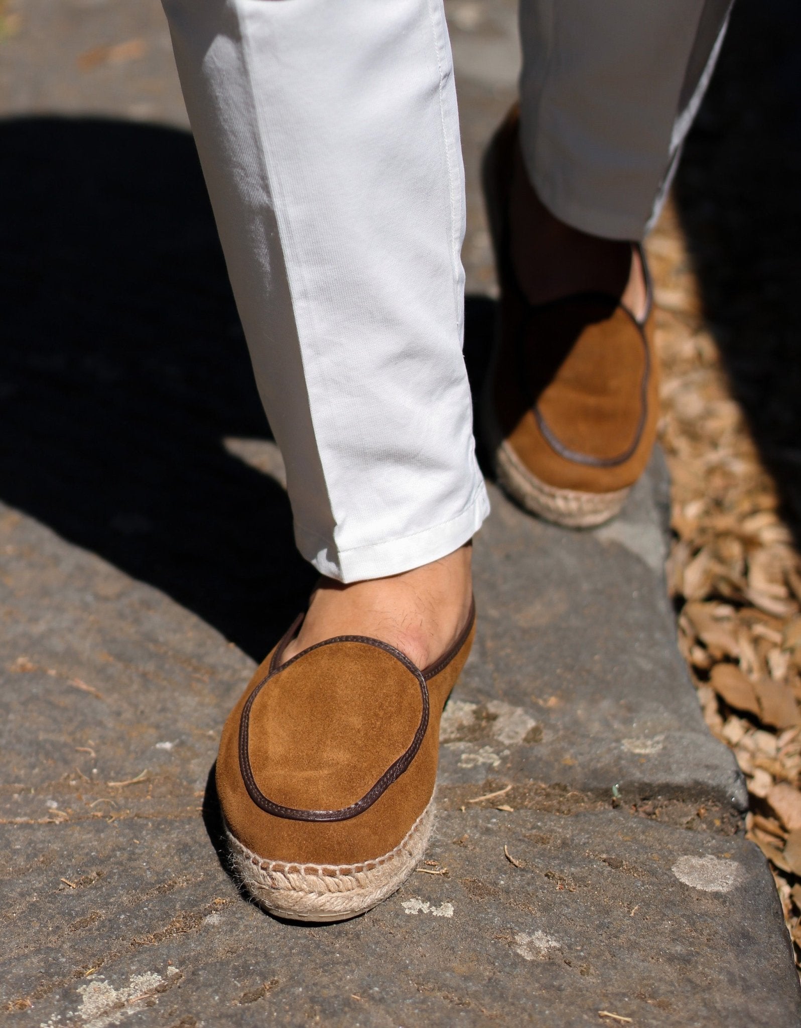 Espadrilles Belgian Loafer Style Terra Suede - THE RESORT CO