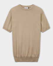 Knitted Tee Camel - THE RESORT CO