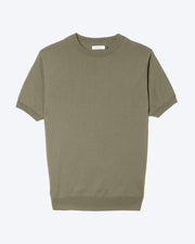 Knitted Tee Khaki - THE RESORT CO