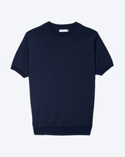Knitted Tee Navy - THE RESORT CO