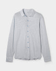 Linen Jersey Shirt Light Blue - THE RESORT CO