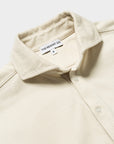 Piqué Popover Shirt Ivory - THE RESORT CO