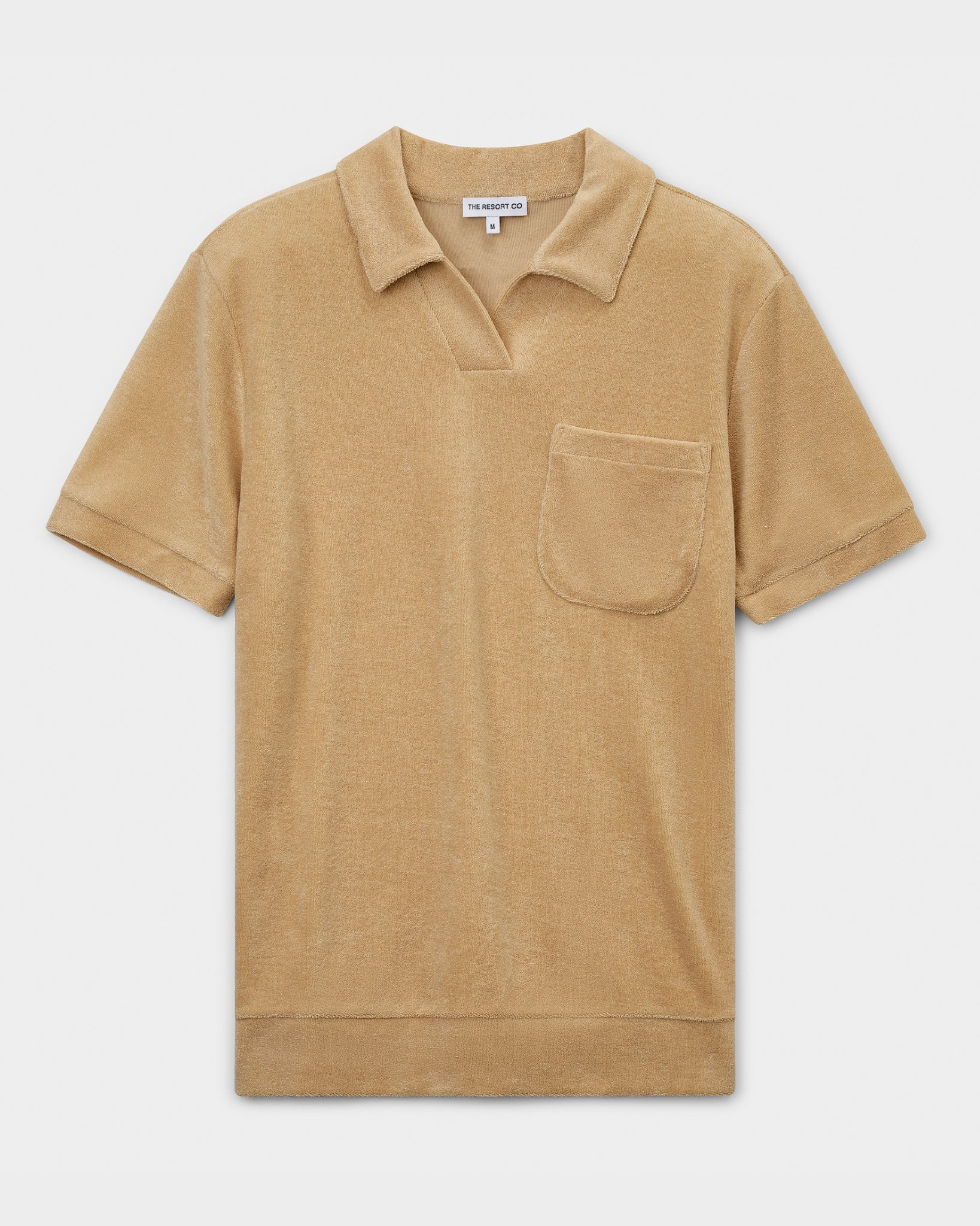 Terry Polo Shirt Caramel - THE RESORT CO