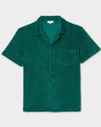 Terry Short Sleeve Shirt Emerald Green - THE RESORT CO