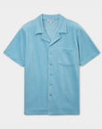 Terry Short Sleeve Shirt Light Blue - THE RESORT CO