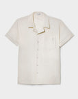 Terry Short Sleeve Shirt White - THE RESORT CO