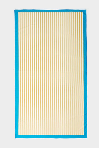 Towel Beige Stripes - THE RESORT CO